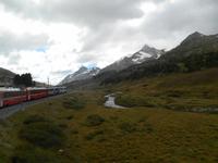Fahrt mit dem Bernina-Express
