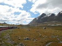 Fahrt mit dem Bernina-Express