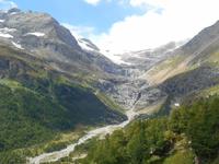 Fahrt mit dem Bernina-Express (Palügletscher)