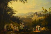 241 Edinburgh, Schottische Nationalgallerie, Julius Caesar Ibbetson View of Rosslyn Castle 1803