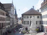Blick zum Marktplatz von Solothurn