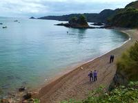 Pause an der Bouley Bay