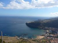 Madeira, Blick vom Pico do Facho zum Flughafen und auf Machico 