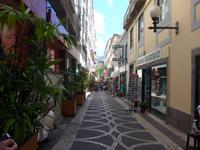 Madeira, Funchal, Gasse in der Altstadt