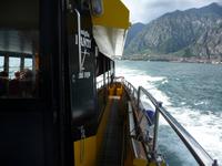 ... schließlich per Schiff zurück nach Riva ...