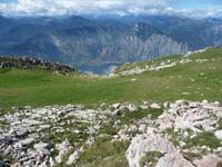 ... der Gardasee unter uns ...