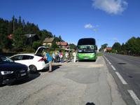 Rückkehr vom Tagesausflug