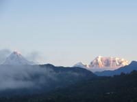 1805 Begnas-Lake - Anapurna-Kette - Anapurna III - Sonnenaufgang