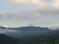 1890 Begna-See - Begna Lake Resort - Blick zum Anapurna - Massiv