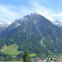 Blick von der Sonna Alp ins Kleinwalsertal
