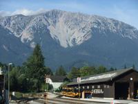 Blick von Puchberg zum Schneeberg