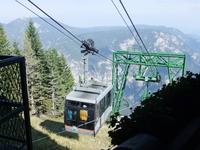 Mit der Seilbahn geht es wieder hinunter