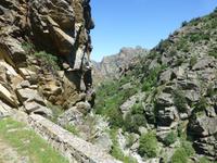 Sclucht der Scala di Santa Regina