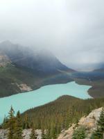 Regenbogen am Peyto Lake