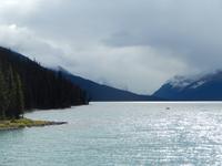 am Maligne Lake