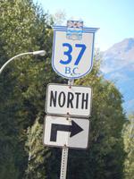 auf dem Highway 37 nach Alaska