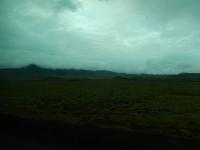 Unter anderem mussten wir diese Wolkenwand hinter uns lassen.