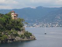 Portofino Blick auf Rapallo