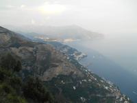 Amalfiküste (Ausblick vom Castello Lauritano in Agerola)