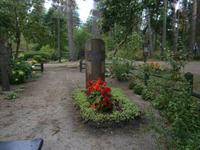 DasGrab des Gründers der Künstlerkolonieauf dem Friedhof von Nidden 