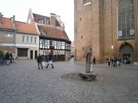 Gdansk, Platz vor der Marienkirche