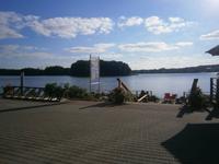 Mragowo am Czos-See, Blick von der Strandpromenade