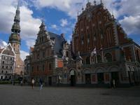 Riga, Zentrum mit Michaelskirche und Schwarzhäupterhaus