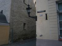 Romantische Gasse der Stadt