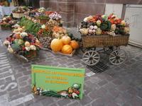 Herbstmarkt, Ergebnisse der Ernte werden gezeigt