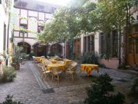 Im Innenhof dieses Hauses