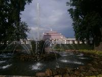 Imposante Wasserspiele