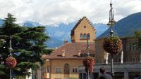 Bozen Blick zum Rosengarten