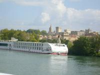 Stadtansicht von Avignon - der  beeindruckende  Papstpalast