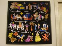 der Weg der Seide von China bis nach Frankreich dargestellt