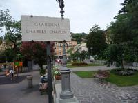 Ein schöner Park in Alassio nach einem ganz Berühmten benannt.