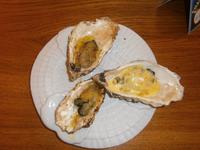 Kostprobe - frische Austern überbacken