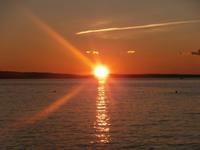 Sonnenuntergang in Starigrad Paklenica