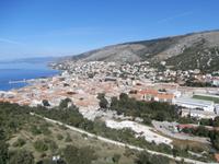 Blick auf Senj