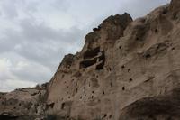 Ehemalige Behausungen im Çat-Tal - Kappadokien