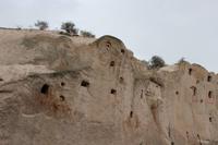Ehemalige Behausungen im Çat-Tal - Kappadokien