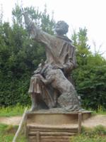 der hl. Franz von Assisi mit dem Wolf