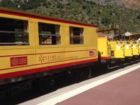 322Train Jaune am Bahnhof von Villefranche
