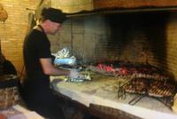 531Fleisch vom Grill in Os de Civis