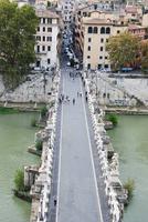 Engelsbrücke - Blick von der Loggia der Engelsburg