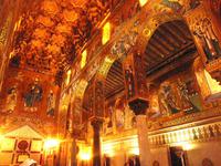 Auch in der Capella Palatina war viel Gold zu sehen