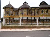 alter hölzerner Palast von Kuala Kangsa