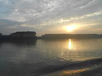 Sonnenaufgang auf der Donau