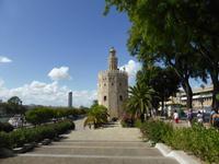 Der Torre del Oro in Sevilla