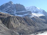 auf dem Athabasca Gletscher in 2231 Meter Höhe 