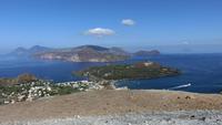 Blick von Vulcano auf die Liparischen Inseln